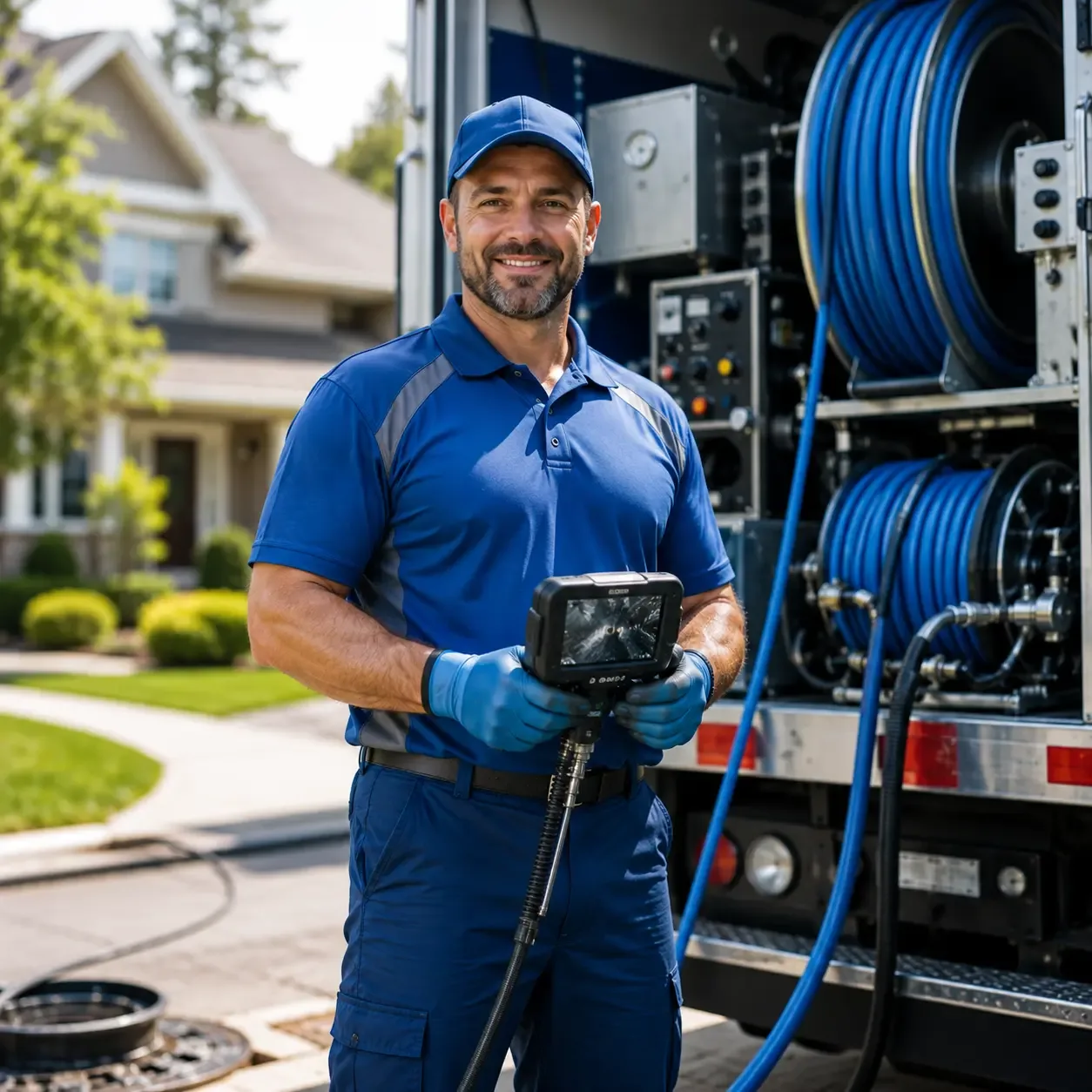 Local outdoor drain cleaning specialists in Simonton, TX